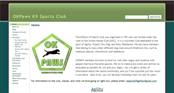 Desktop Screenshot of okpaws.com